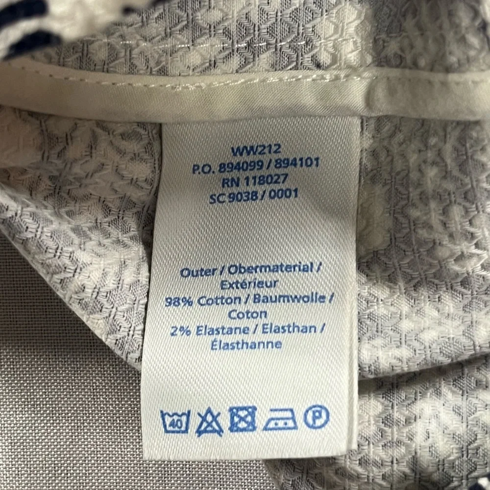 Boden Leaf Print Cap Sleeve Full Zip Fitted Bodice  Mini Dress - Picture 7 of 10